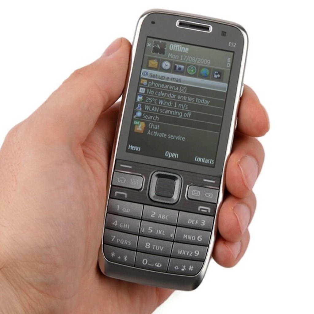 Hot foreign trade E52 straight button mobile phone 3g old mobile phone students